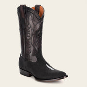 Bota tradicional en piel genuina de mantarraya para caballero Botas y Botines